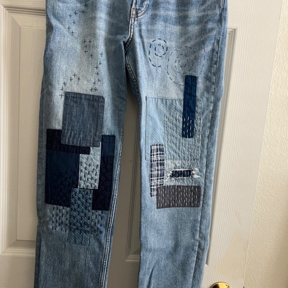 Patchwork Jeans / Sundance Catalog / Avalee Jeans - Size 25 - Picture 9 of 11